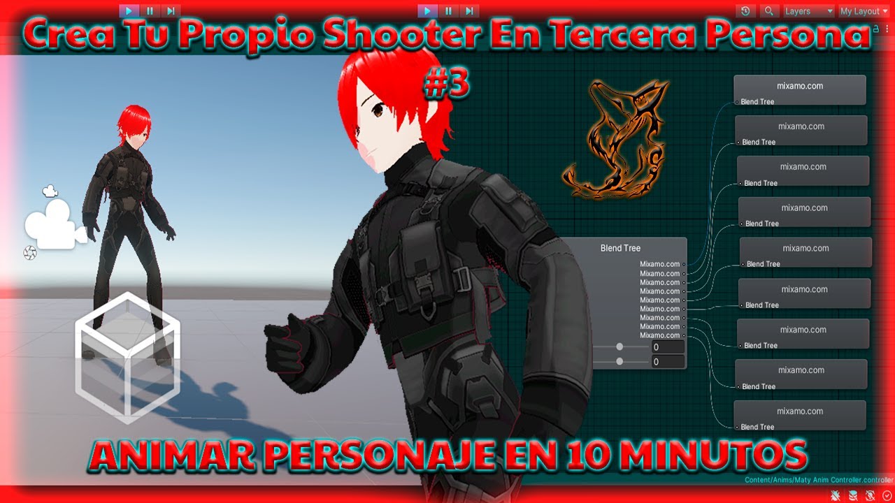 Curso Unity 3D - Importar y Animar Un Personaje 3D En 10 Minutos ...