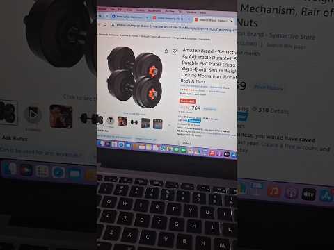 Adjustable Dumbbells under 1000 Loot offer today in Amazon Great Indian Sale 2026.