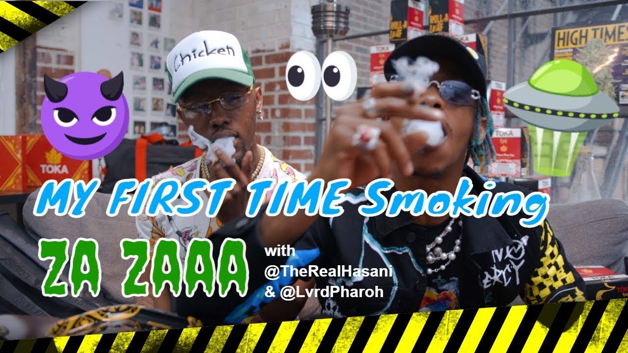 My first time smoking weed IT WAS A ROACH!! @TheRealHasani & @LvrdPharoh