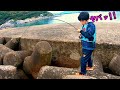【驚釣】子供が狙った穴にビビる級の怪物が潜んでいた！