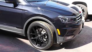 2018 VOLKSWAGEN TIGUAN WITH 20 INCH BLACK RIMS & TIRES