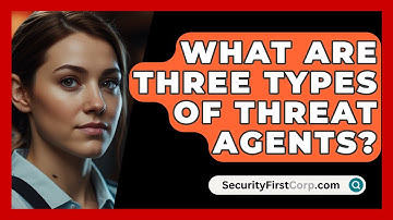 What Are Three Types Of Threat Agents? - SecurityFirstCorp.com