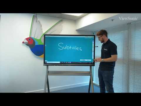 Adding Subtitles | myViewBoard by ViewSonic