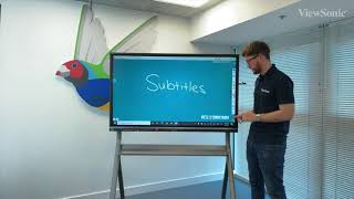 Adding Subtitles | myViewBoard by ViewSonic