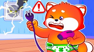 Don't Play With Sockets 💀😱☠️ Safety Tips for Kids 😍 Kids Songs And Nursery Rhymes by Lucky Zee Zee