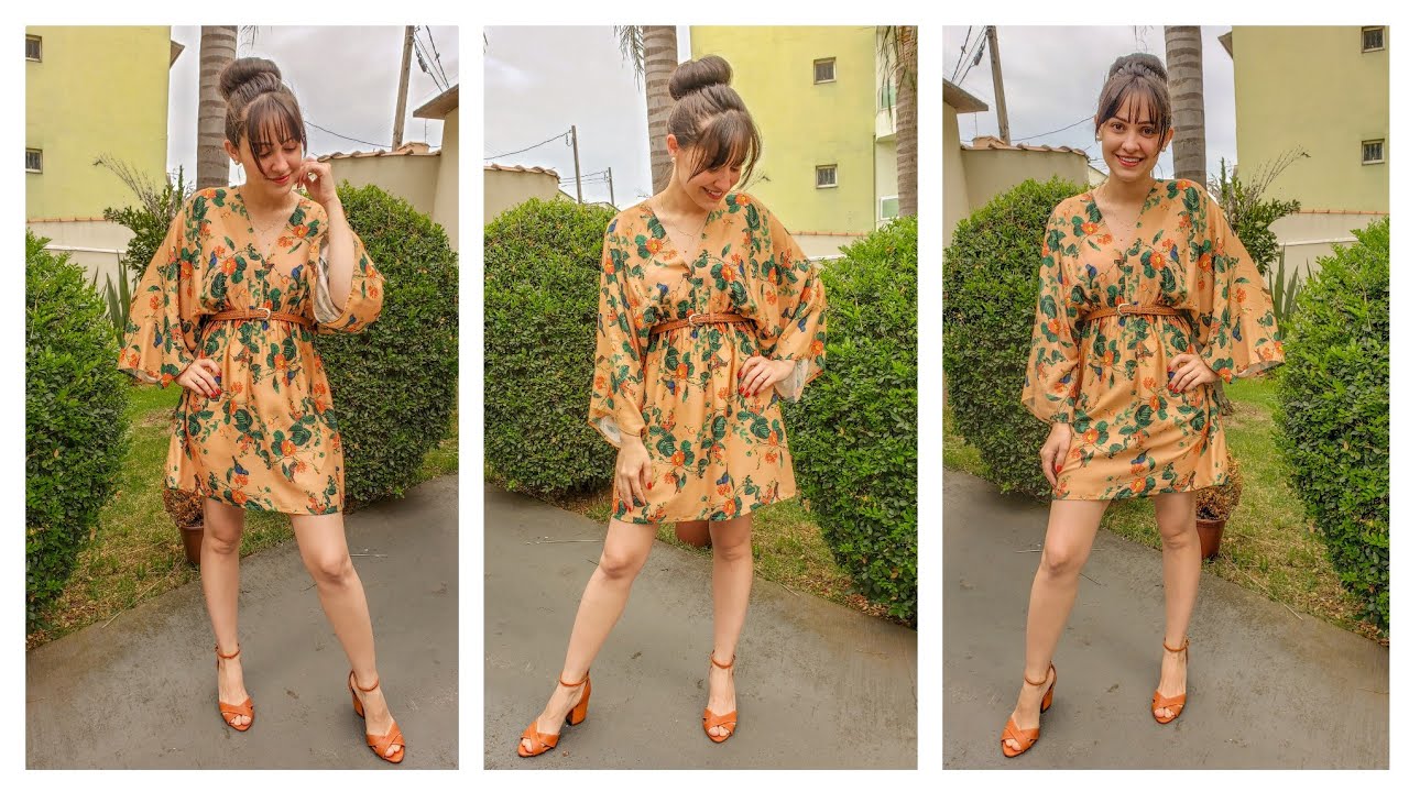 VESTIDO KIMONO MUITO FÁCIL #2 | TUTORIAL ATUALIZADO- DIY GLEICE CAMPOS