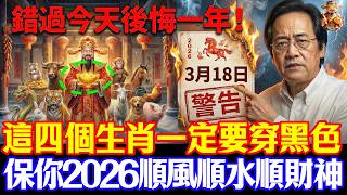 倪海廈預言警告：3月18號運勢搶先看！4生肖穿黑色，5種人穿紅色，保你2026馬年翻天覆地#倪海廈 #黃帝內經 #養生 #國學 #易經 #春節 #開運 #招財 #補財庫 #中醫 #風水 #2026運勢 screenshot 4