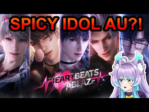 HOT AND SPICY IDOL AU Heartbeats Ablaze Love And Deepspace