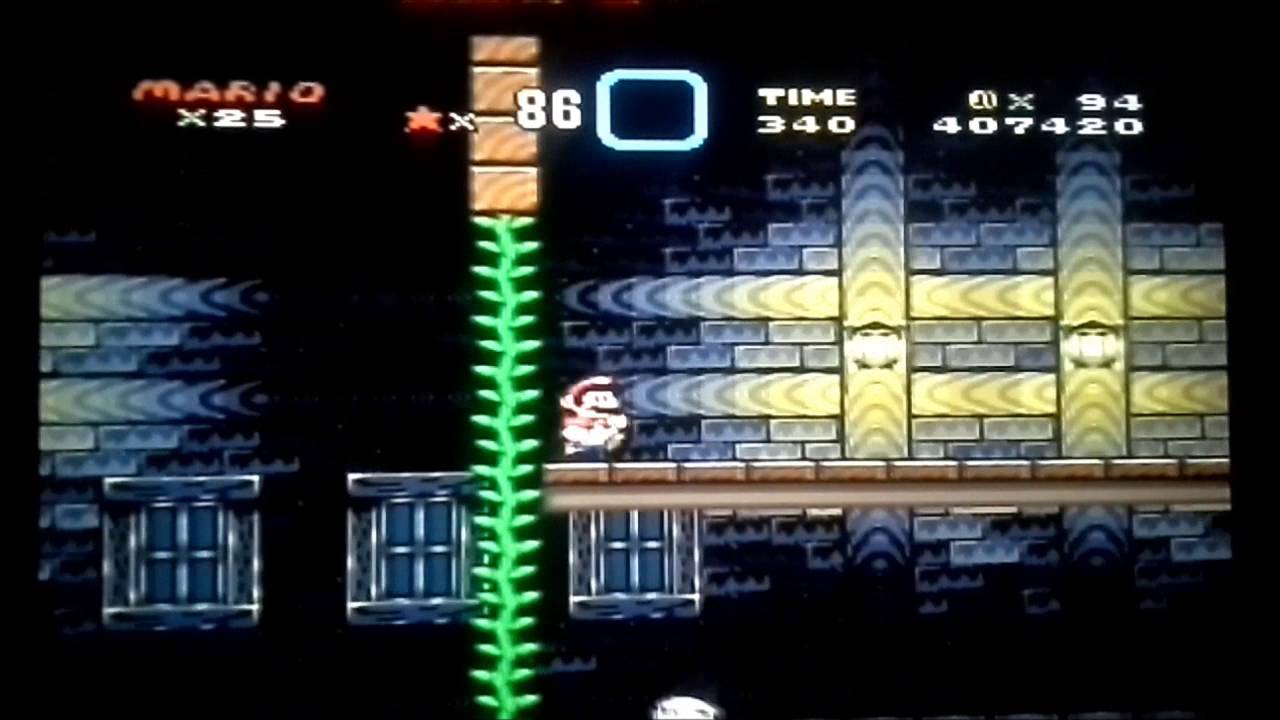 Super Mario World - Secret Donut house Secret Exit to STAR WORLD - YouTube