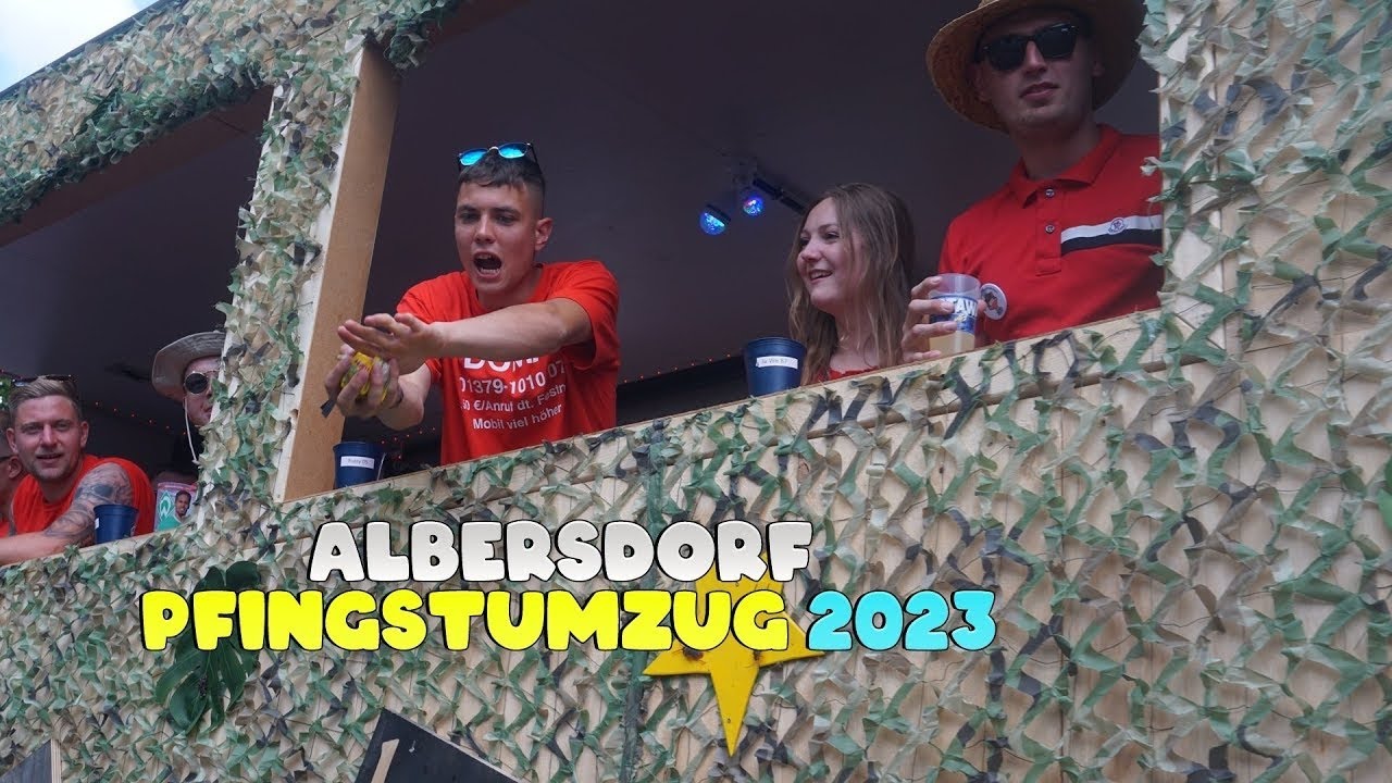 Albersdorf Pfingstumzug 2023 🎡🎢🎠