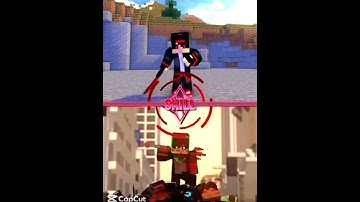 Andrew vs Tylibark | both universe @ShadowCreeperAnimations #minecraft #shorts #vs #edit