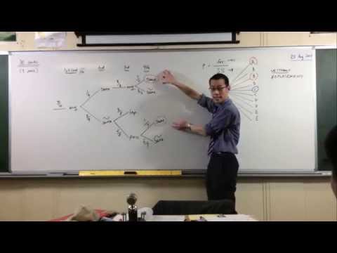 10 Socks Probability Problem (2 of 3: Explaining w/ Probability Trees)