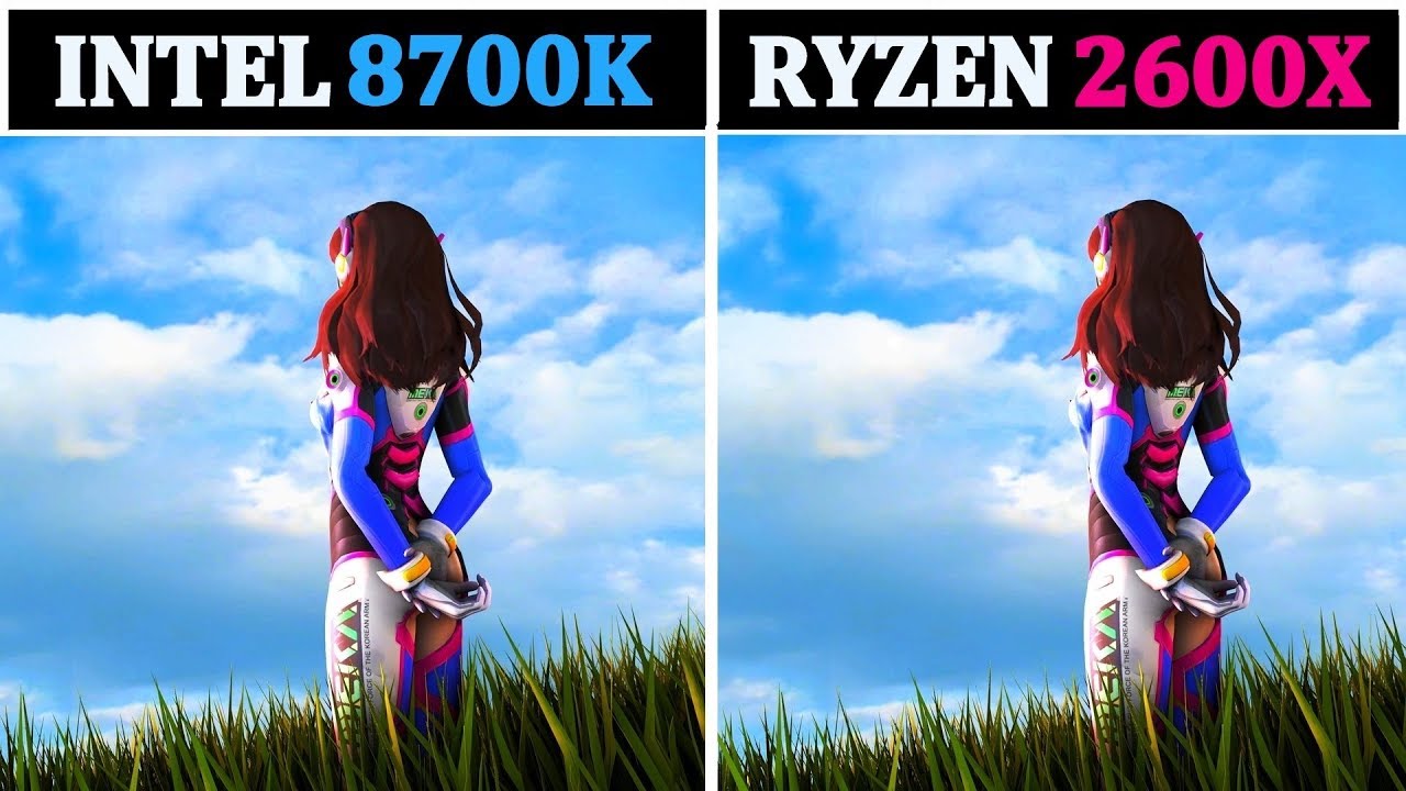 Intel Ryzen 2600x Vs I7 8700k 2700x Ryzen 2600 Vs Intel I7 8700k