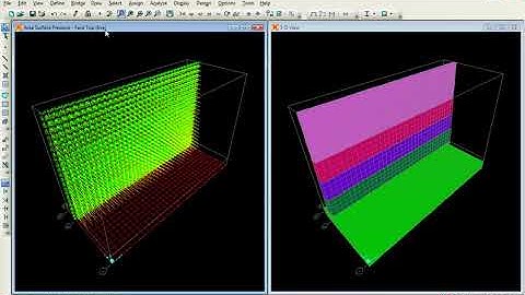 Retaining Wall Modelling in SAP2000