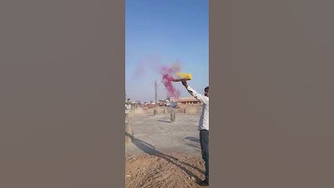 Holi Gulal Smoke , Holi Colour Toys , Holi Gulal colour mahtab (Marvelous Double Side Colour Fog)