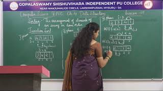 COMPUTER SCIENCE | II PUC | CH 04 | DATA STRUCTURE - INSERTION SORT | S07