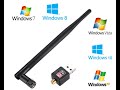 Dual band WIFI USB Adapter 2g 5g 600mbps + Antenna