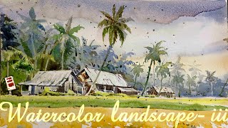 watercolor landscape painting for beginners