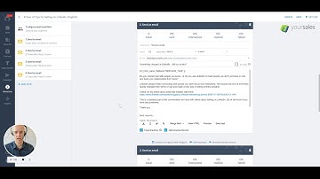 Email Workflows by Salesflare customers: Automated drip campaign by Jakob Thusgaard of YourSales