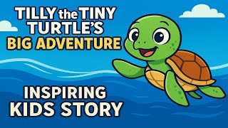 Tilly the Tiny Turtle's Big Adventure 🐢 | Inspiring Kids Story with Life Lesson