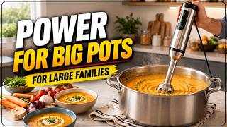 Top 5 BEST Immersion Blenders for Large Families You NEED in 2026 Top 5 BEST Immersion Blenders for Large Families You NEED in 2026