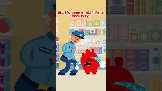 Oh no! BingGo Gets Lost at the Mall! #shorts #binggoglobal #safety #binggoleaders #cartoon