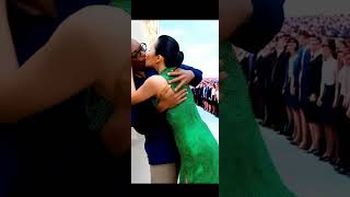 Black Man Kisses Asian Damsel