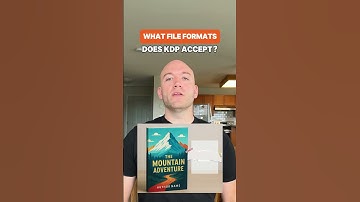 What File Formats Does KDP Accept?