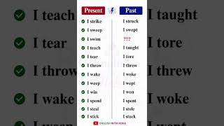 present vs past #english #spokenenglish