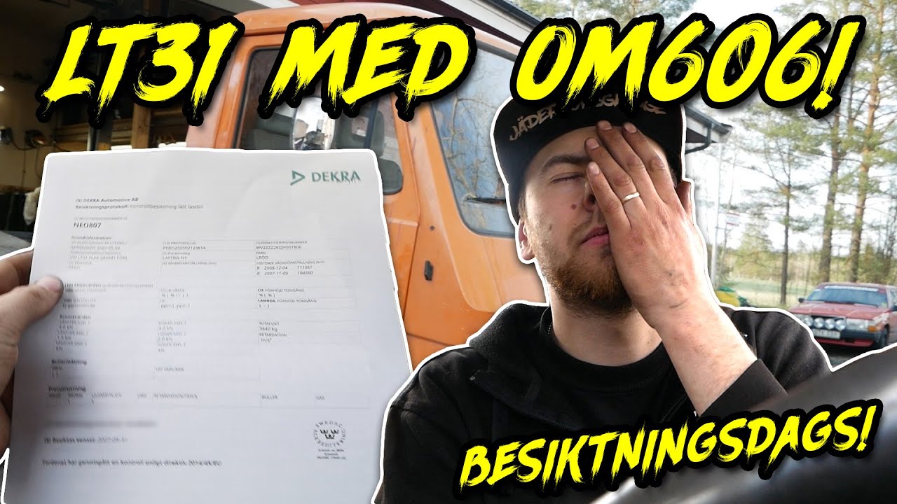 Såhär gick besiktningen. (Biltransport del 6)