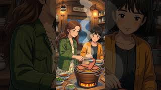 Tiger Chased Them to a Floating House Ship! 🚢🌧️ | Cozy Ghibli ASMR Adventure #shorts