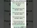 Daily use sentence #dailyusesentences #learnburst442 #learnburst #vocabulary