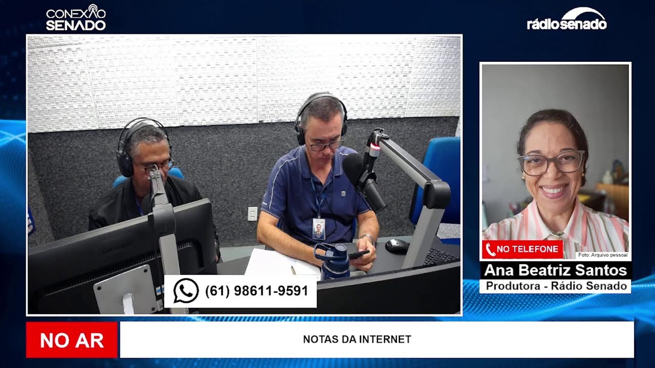 24/06/2025 Conexão Senado Federal Brasília - DF Rádio Senado - Jornal TV📺 Senado 🇧🇷 Brasil Jornal TV