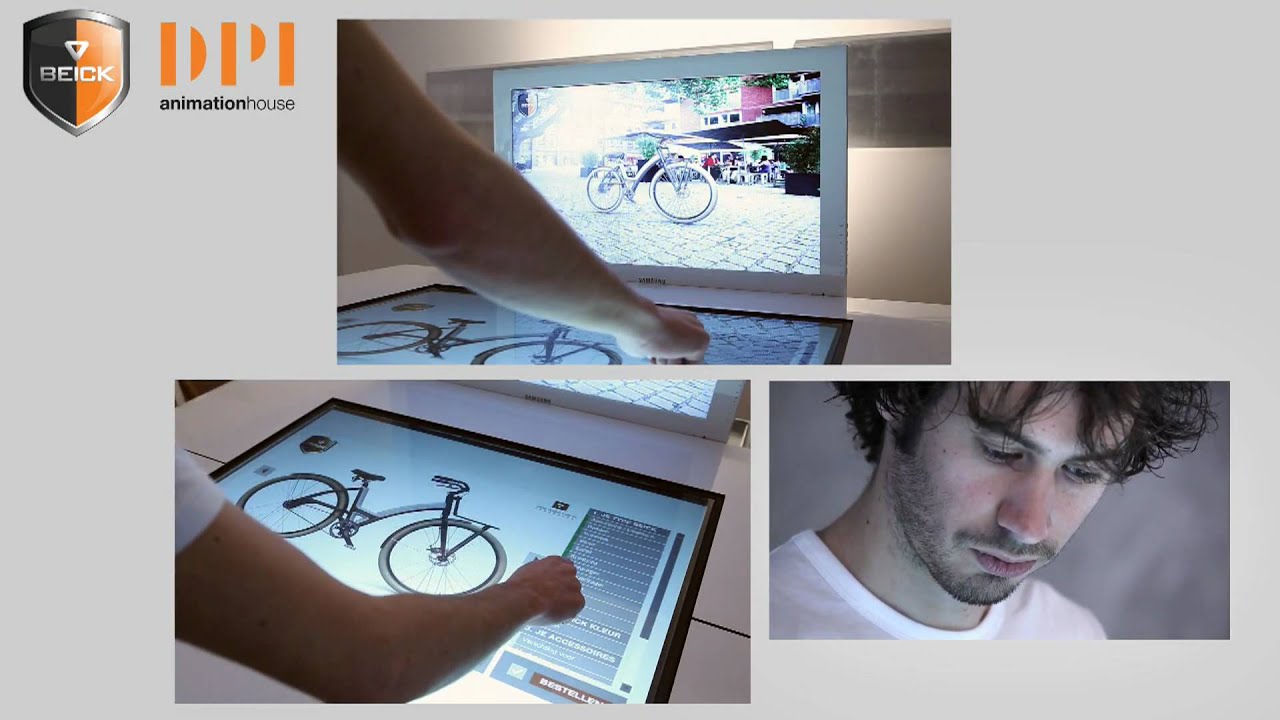 impressive precios Beick configurator on a Multitouch