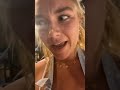 Florence Pugh finishes off the ice cream + recipe