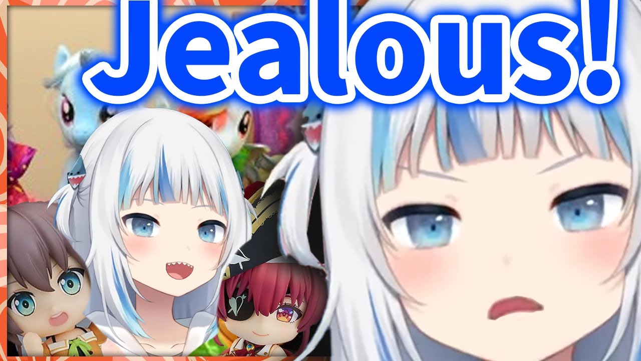 Gura is Very Cute when she's JEALOUS! 【Gawr Gura / HololiveEN】