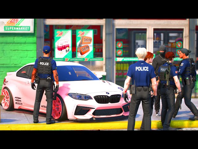 HOT PURSUIT BMW M2 - GTA 5 ROLEPLAY class=