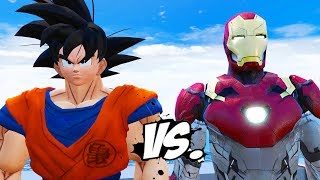 GOKU VS IRON MAN - Epic Superheroes Battle