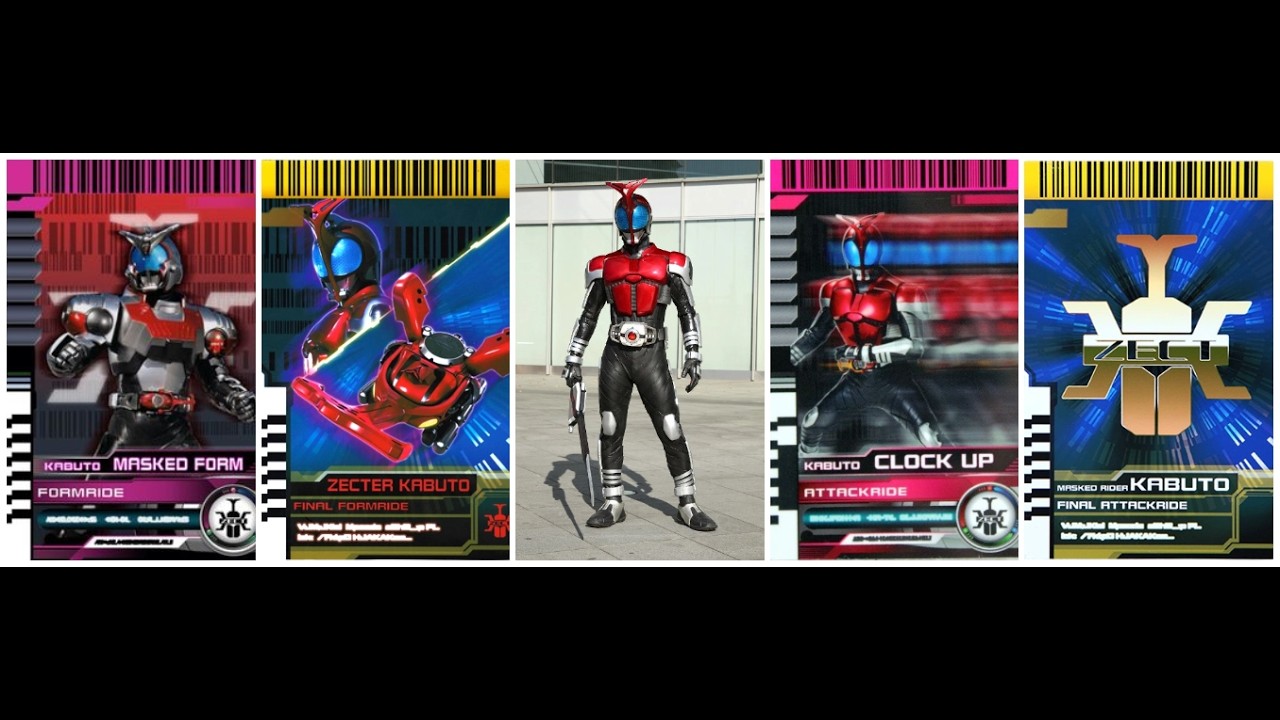 Kamen Rider Decade Kabuto Cards 🪲 - YouTube