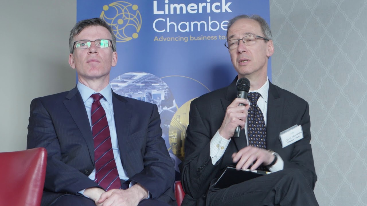 Carl Tannenbaum advises government at Limerick Chamber event