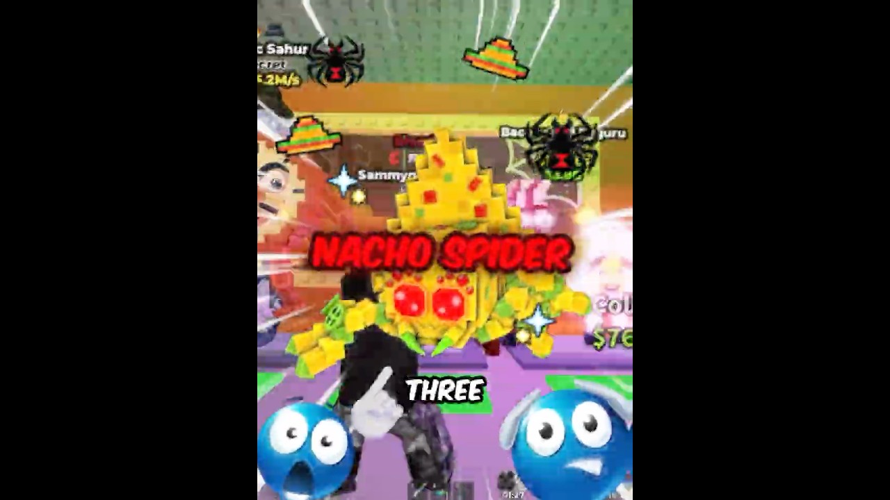 Max Traits On New RARE NACHO SPYDER...  #roblox #stealabrainrot