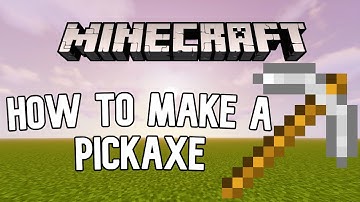 Minecraft | How To Make A Stone Pickaxe In Survival Mode | PSGamerz
