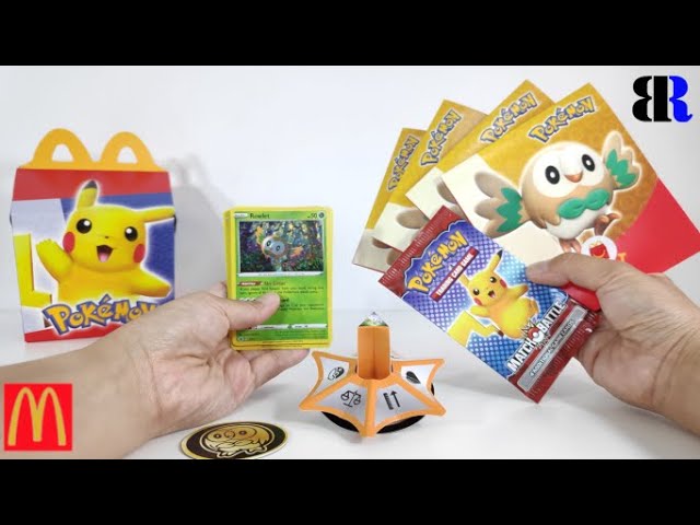 2022 McDONALD'S Pokemon Match Battle Cards TCG HAPPY MEAL TOYS Or Set