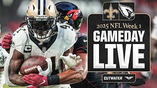 LIVE: Saints vs. Cardinals Gameday Live | 2025 NFL Week 1