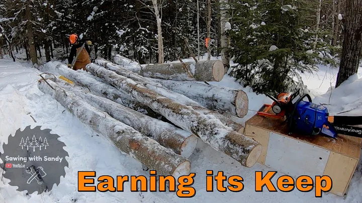 Skidding Logs without Heavy Equipment | Lewis mk2 ...