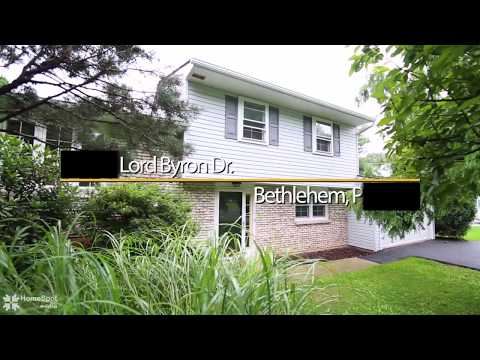 1731 Lord Byron Drive, Bethlehem, PA home video tour