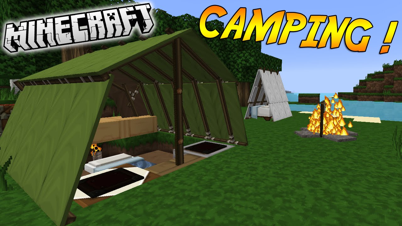 CAMPING, FEU DE CAMP ET TENTES ! | Présentation du NO mod "CAMPING