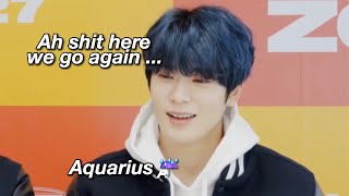 kpop idols acting like their zodiac signs