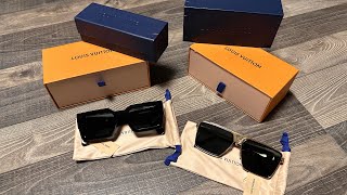 Unboxing 2 LOUIS VUITTON sunglasses LV Clash Square and the 1.1 Evidence Metal Square