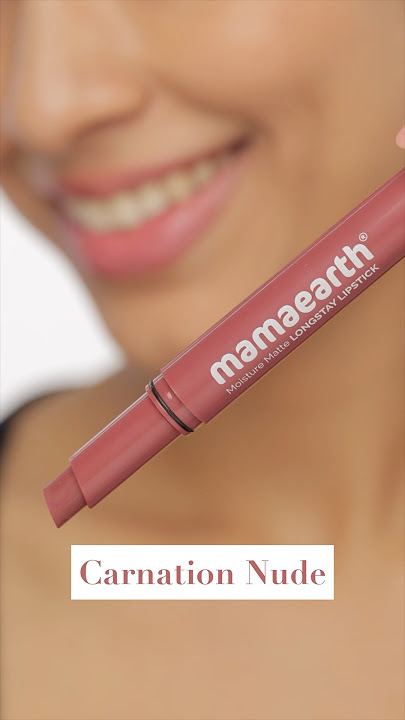 Must-Have Lipstick π: Mamaearth Moisture Matte Lipstick Swatches | Nykaa #shorts